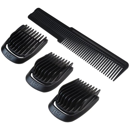 3pcs Beard Stubble Blade Guards(3mm 5mm 7mm) with Beard Comb for P-hilips Norelco Multigroom Trimmer BT1216 BT1217 MG3710 MG3720 MG3721 by BLUE ELF