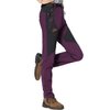 Rdruko Women's Ski Pants Waterproof Insulated Outdoor Hiking Winter Softshell Cold Weather Snow Pants(Purple, US M)