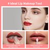 6 PCS Silicone Lip Brush - Yoizyfree Lip Brushes Reusable Lip Mask Applicators Lip Gloss Brush Lipstick Brush Makeup Applicator Beauty Tool Kits for Lipsticks,Lip Gloss,Lip Balm