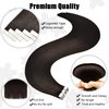 Senmy Tape in Extensions Human Hair 16inch Natural Black Tape in Hair Extensions Real Human Hair 40g/Pack Silky Straight Tape in Human Hair For Black Women (#1B Natural Black, 16 Inch)
