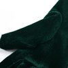 EORUBE Long Opera Gloves for Women Velvet Gloves 1920s Flapper Stretchy Elbow Length Halloween Costume Gloves (Dark Green)
