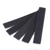 Elandy Rectangle Professional Duplex Scrub Waterproof Double Sided Nail Files Foot Files Emery Board Cosmetic Manicure Pedicure Nail Art Black-Pack of 10Pcs