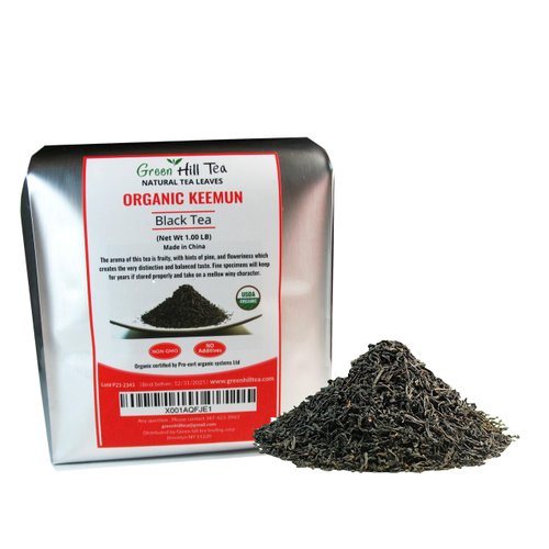 Organic Keemun Black Tea, China&#39;s most famous natural and organic black iced tea - 1lb Tea Bag