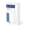 JOBST Relief Knee High 15-20 mmHg Compression Stockings, Open Toe, Black, Small