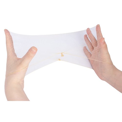 WeKen Hair Net 50PCS Invisible Elastic Edge Mesh Hair Nets for Women, Food Service, Ballet Bun, Sleeping, Short Wig Packaging Hairnet 20 Inches Blonde(Individual Packing 50PCS)