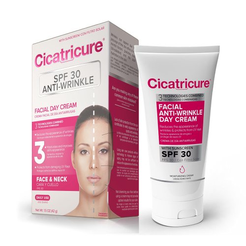 Cicatricure Advanced Face Cream for Fine Lines &amp; Wrinkles, SPF 30, Anti Aging Facial Moisturizer,...