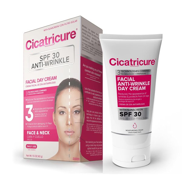 Cicatricure Advanced Face Cream for Fine Lines & Wrinkles, SPF 30, Anti Aging Facial Moisturizer, Daily Skin Care to Enhance Firmness & Elasticity, 1.5 Ounces