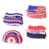 vokone Hair Clip, Set of 4 USA Flag Star Claw Clips for Women's Thick Hair, 4th of July, Memorial Day, Election Day, Veteran's Day