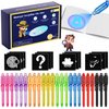 inkipen Invisible Ink Pen 24Pcs+ Notebooks,Spy Pens with UV Light,Magic Marker,Classroom Prize, Birthday Party Favors for Girls Boys,Kids Christmas Gift Stocking Stuffers