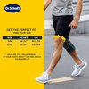 Dr. Scholl's Compression Knee Sleeve with Massaging Gel, Breathable Fabric, Shock-Absorbing Knee Compression Sleeve, Built-in Gel Padding & Support (Size S/M)