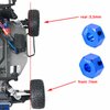 WEFEINO Aluminum Wheel Hex Hubs Combiner 5.5mm & 7.0mm Thick for Tra-xxas 1/10 Slash 2WD RC Car Upgrade Parts