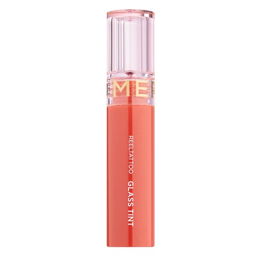 MERYTHOD Reel-Tattoo Glass Lip Stain Glossy Tinted Quick Setting (6 Colors) (01 Peach Wave)