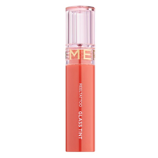 MERYTHOD Reel-Tattoo Glass Lip Stain Glossy Tinted Quick Setting (6 Colors) (01 Peach Wave)