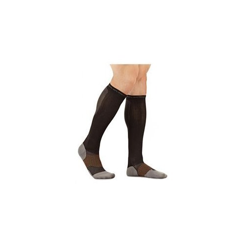 Tommie Copper - Lg Black Men's Calf Compression Socks, , 1 pair