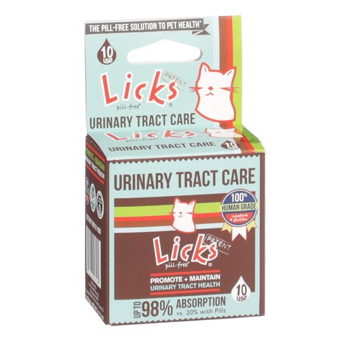 Licks Pill-Free Cat Urinary Tract Care - Cat UTI Care and Prevention Gel Packets - Urinary Tract ...