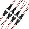 (8pcs) Fuel Injector Connector EV1 OBD1 Plug Wire Harness Pigtail Wiring Loom Clip Cut Fit for RC, Bosch, Honda, Ford, Toyota