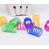 SFPrime 12 Pack Colorful Elastic Jumping Cat Toy Springs - Interactive Funny Plastic Toys for Cats and Kittens