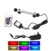 S SMIFUL LED Aquarium Lights RGB Fish Tank Lights Underwater IP68 Waterproof Submersible Remote Control Lid Hang Lights Color Changing Small Fish Aquarium Tank Pond Waterfall Lighting, 7.5 inch