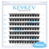 Lash Clusters 84 Pcs Cluster Lashes Eyelash Clusters DIY Cluster Eyelash Extensions Individual Lashes Thin Band & Soft(Plateau,D-14mm)