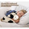Cuckool Warmable Cow Stuffed Animals, Microwavable Stuffed Animals Heating Pad for Cramps, Pain Stress Relief, Heatable & Coolable Lavender Scented Plush Toys for Anxiety, Women & Kids Bedtime