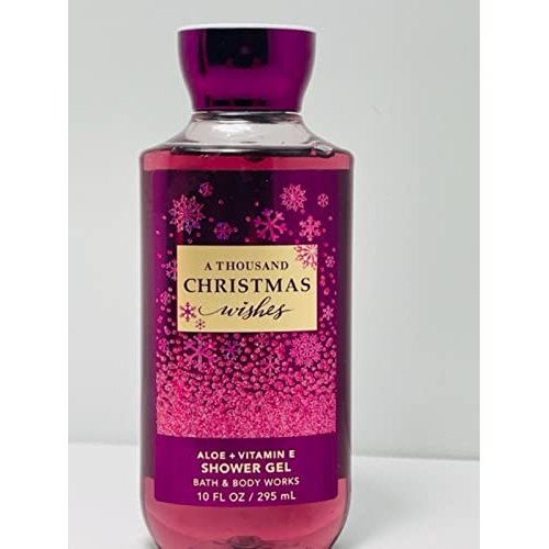 Bath and Body Works A Thousand Christmas Wishes Shower Gel Wash 10 Ounce Limited Edition Scent