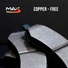 Max Advanced Brakes Rear Brake Pad for 2019 2020 2021 Toyota C-HR, Elite-Max Carbon Ceramic Pad w/Hardware