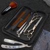 Hair Scissors Blending Shears Set, Fcysy 11 Pcs Professional Haircutting Scissors Thinning Shears Barber Kit, Salon Haircut Scissors Layering Scissors for Cutting Hair for Men Women Dogs