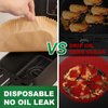 SIUDANGKA Air Fryer Liners Disposable, 100 pcs Rectangle Air Fryer Parchment Paper Sheets Air Fryer Accessories for Ninja DZ071 Air Fryer 2 Basket Air Fryer Instant Vortex Air Fryer