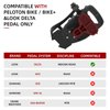 Toe Cages for Peloton Bike & Peloton Bike+ Pedals Compatible Toe Cage Adapters, Convert Compatible with Look Delta Pedals to Toe Clip Straps - Ride with Regular Sneakers Shoes, Accessories for Peloton