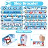 48 Penguin 24PCS Tattoos Sticker 24PCS Slap Bracelets Perfect for Themed Birthday Party Favors Baby Showers or Classroom Rewards Ideal Decor and Gifts for Girls and Boys