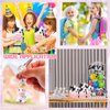 86 Pcs Cow Party Favors Supplies Include Cow Keychains Cow Silicone Bracelets Cow Party Paper Bags Treat Bags Cow Vinyl Stickers for Girls Kids Cow Farm Animals Cowboy Birthday Party Supplies