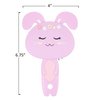 Forever 21 Hairbrush - 1pc Cute Animal Character Hairbrush, Comfort & Control Cushion Hair Brush w/Gentle Bristles, Cushion Base, and Animal Ears (BUNNY)