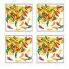 Beistle Fanci-Fetti Chili Peppers Pack of 4