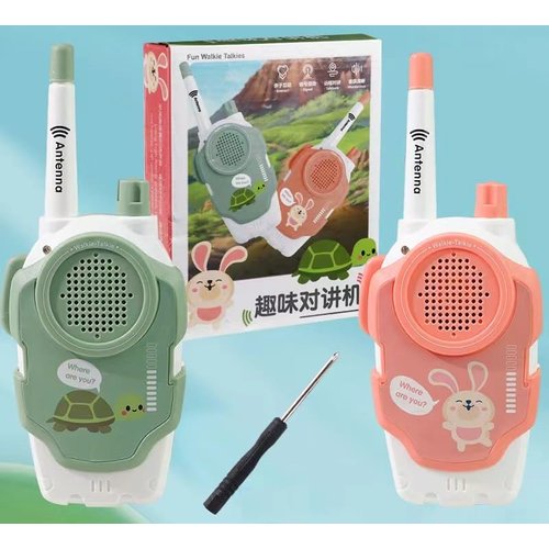 Walkie Talkie for Kids, Two-Way Radio Walky Talky with Flashlight Children Outdoor Game Interphone Toy Game and Gifts for Boy and Girl