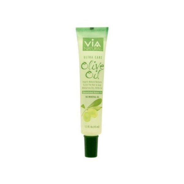 VIA Natural Ultra Care Olive Oil Concentrated Natural Oil 1.5oz - Imparts Natural Nutrients To Aid The Hair &... by Roomidea