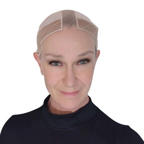 Generic Lace Wig Gripper Cap for Human Hair or Synthetic Wigs Wig Cap Band to Keep Lace Front Wig in Place Comfortable Soft Lace Wig Gripper Cap - Beige