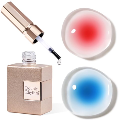 Double Rhythm Blooming Gel 15 ml Clear Blooming Gel Nail Polish Soak Off Nail Art Polish for Spre...