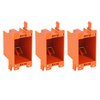 [3 Pack] CLOUDY BAY Single Gang Electrical Outlet Box,14 Cubic Inch Junction Box,Old Work Box,UL Listed