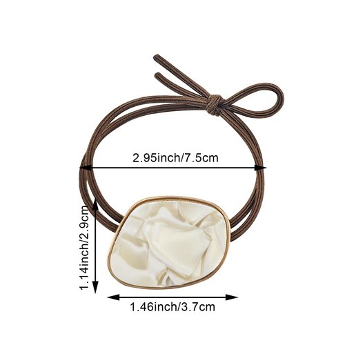 5 PCS Acrylic Cuff Hair Ties Acrylic Ponytail Holder Headband Elastics Scrunchies Hair Bands Hair Clip Barrettes Hair Accessories for Women Girls