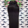 HIKYUU 18 Inch 7 Piece 85 Grams Clip in Human Hair Extensions Thick Double Weft 9A Brazilian Black Remy Hair Clip in Extensions 100% Human Hair
