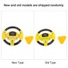 Simulated Driving Controller 21 x 3.5 x 21cm Co-Driver Simulated Steering Wheel Educational Music Toy for Children Kids 4 5 6 Years Old (Yellow)