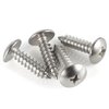 100PCS #10 x 3/4" Truss Head Sheet Metal Screws Phillips Drive Wood Screws, 304 Stainless Steel 18-8, Self Tapping