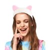 Coolbee 9 Pack Facial Bow Hair Band Cat Ear Hairband Bowknot Makeup Hairbands Beauty Spa Headbands for Women Girls Running Sport Washing Face Shower Spa Mask