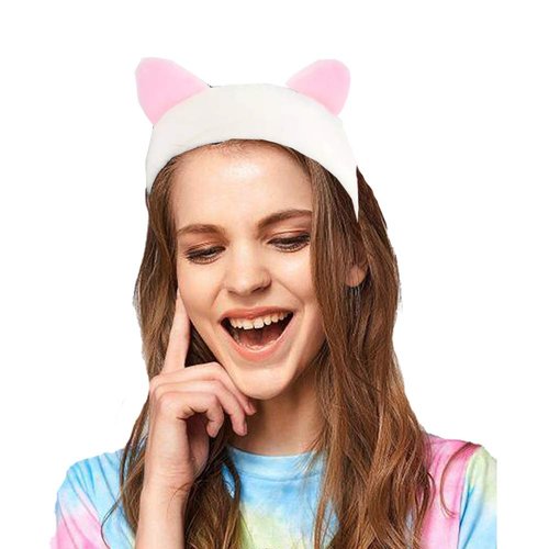 Coolbee 9 Pack Facial Bow Hair Band Cat Ear Hairband Bowknot Makeup Hairbands Beauty Spa Headbands for Women Girls Running Sport Washing Face Shower Spa Mask