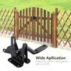 HOME MASTER HARDWARE Gate Latch for Wooden Fence Gates, Self-Locking Gate Latches, Heavy Duty Wood Door Hardware Kit for Outdoor Farm Garden Yard Pool