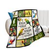 Parrot Blanket Soft Cozy Parrot Bird Throw Blanket Gift for Women Girls Super Plush Warm Parrot Stuff Lightweight Fleece Flannel Gift Blankets for Kids Adults 50"X40"