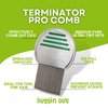 buggin out Pro Terminator Lice Comb | Stainless Steel | Perfect For Baby Fine or Thin Hair | 1-2 People