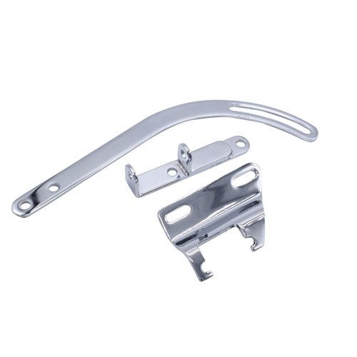 Small Block Alternator Bracket Kit Chrome Compatible for SBC Small Block Chevy Engines with Short Water Pump 9254 9079 9008