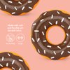 ZippyPaws Latex Donutz, Durable Dog Toy for Interactive Play, No Stuffing - Chocolate