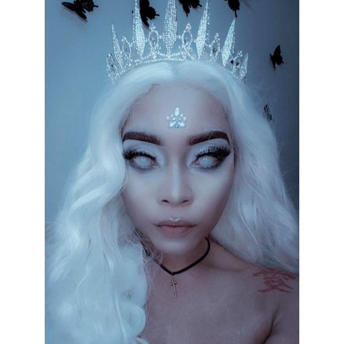 SWEETV Baroque Wedding Tiara for Women, Silver Pageant Tiaras and Crowns, Costume Party Accessories for Birthday Halloween Prom